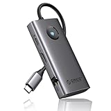ORICO 6 in 1 USBハブ 2.5Gbps ギガビットLAN搭載 HDMI 4K@60Hz対応 ドッキングステーション 100W PD充電 5Gbps高速データ転送 USB-Cポート USB-Aポート搭載 Windows Mac対応 USB Cマルチポートアダプター