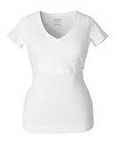 BoobレディースクラシックVネックトップ US サイズ: L カラー: ホワイト