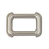 3/4" Nickel Plated Rounded Arch Bag Strap Ring