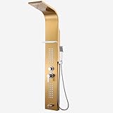 LightInTheBoxアールデコ/レトロセンターセットの滝/温度調節/雨シャワーwithセラミックバルブシングルハンドル2つ穴クロム、シャワー蛇口