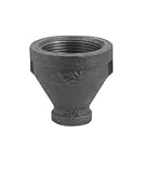 B & K削減カップリング可鍛性ブラックIron 1 – 1 / 2 " x 1 / 2 "