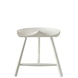 シューメーカーチェア リプロダクト カラー ホワイト スツール 木製 No.42 高さ42cm WSC-42-WH