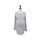 サイドシャーリング　レイヤード風　ベーシック授乳Tシャツ 【218039247】