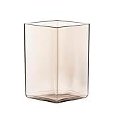 【正規輸入品】 iittala (イッタラ) 花瓶 Ruutu ベース リネン 約115 x 140mm 1052180