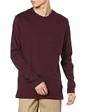 [Amazon Essentials] Tシャツ スリムフィット 長袖 メンズ バーガンディ M