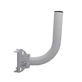 Ulyris ウォールマウントCCTV防犯カメラハウジング取付金具ホワイト - 取付金具 ポール 円柱 角柱 屋外 取り付け 台 アーム CCTVカメラ取付ブラケット