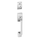 Schlage f92-cen世紀ダミーExterior HandlesetからThe Fシリーズ、光沢クロムby Schlageロック会社