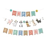 gift-ippo 犬 誕生日 飾り付け バースデー ガーランド 犬用 ペット happy birthday