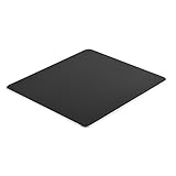 マウスパッド アルミ 超薄型 両面使用 滑り止め 防水 騒音なし ゲーミングマウスパッド ノンスリップゲーミングマウスパッド マットゲームおよびオフィス向け 両面正確なコントロールマウスパッド(ブラック)