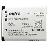 SANYO Xacti用 リチウムイオン電池 DB-L80