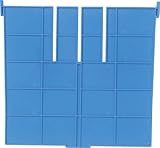 DICプラスチック F型コンテナF-21用長手仕切板:365×230 青
