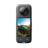 Insta360 X3 ｜360度カメラ アクションカメラ 新型1/2インチ48MPセンサー IPX8防水 5.7K360度動画 72MP360度写真 手ブレ補正 アクティブHDR 4K一人称視点 60fps自撮り 360度水平維持 AI編集 音声制御2.0 長時間 アクションカム 360度ライブ配信 Vlog、バイク、水中撮影用 webカメラモード 通常版-SDカードなし