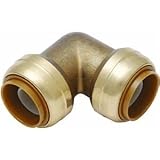 Cash Acme U244A Sharkbite Brass Elbow (Push x Push) (並行輸入品)