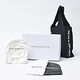 DEAN＆DELUCA ギフトカタログ(ブックタイプ) ＜WHITE-BC(ホワイト-BC)＞+ハンドタオル+ショッピングバッグ（ブラック）セット(包装済み/ノキアブラウン)