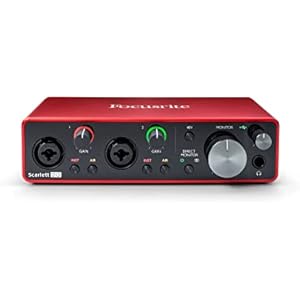 Focusrite フォーカスライト オーディオインターフェース 2イン/2アウト 24bit/192kHz Scarlett 2i2 (3rd Gen) 【国内正規品】