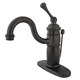 Kingston Brass KB1405BL Victorian Mono Block Lavatory Faucet, Oil Rubbed Bronze [並行輸入品]