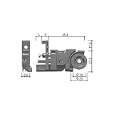 YKKAP メンテナンス部品 網戸用戸車 (HH-T-XMH1) DG：ダークグレイ *製品色・形状等仕様変更になる場合があります*