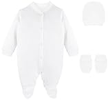 Lilax SLEEPWEAR ベビー・ガールズ カラー: ホワイト