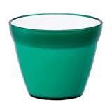 イタリア製樹脂ポット(植木鉢/プランター) COCCO(コッコ) φ20cm/穴無し グリーン(緑) 〔ガーデニング用品/園芸〕