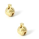 [Proooooces] 鈴 ベル 手芸 2個入り 12mm ハンドメイド ゴールド 金鈴 スズ すず ハンドメイド小物 御守りに クリスマス イベント 飾り 1