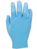 Magid T9558 EconoWear Nitrile Glove, Disposable, Powder Free, 5 mil Thickness, 9-1/2 Length, Large, 