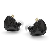 KZ ZEX イヤホン有線の低電圧静電技術設計+ダイナミックハイブリッドデュアルユニット ハイブリット型HIFIイヤホン(黒、イヤホン 有線