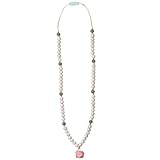 Silicone Teething Necklace for Moms - Nursing Necklace with Chew Beads in Marble - Zooey from Mama a