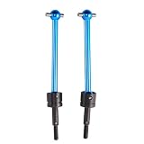 MINaO タミヤDT03TT02-02B RCカーアップグレードパーツアクセサリー用2個メタルユニバーサルドライブシャフトCVD（64Mm）