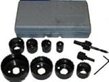 13Pc 3/4" to 2-1/2" Hole Saw Set for Door Knob Lock Etc. [並行輸入品]