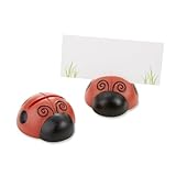 Kate Aspen 6 Count Cute as a Bug Ladybug Place Card/Photo Holder by Kateaspen [並行輸入品]