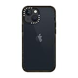 CASETiFY インパクト iPhone 13 Mini ケース [薄型軽量/耐衝撃/米軍MIL規格] - クリア ブラック