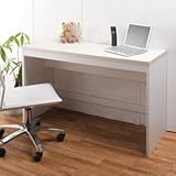 薄型 パソコンデスク ハイタイプ 奥行45 幅120 ホワイト