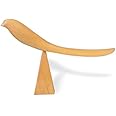 靴べら くつべら 木製 スタンド SHOEHORN ミャンマー 親鳥の靴べら 手作り 鳥 木製 鉄刀木 ツゲ 貴重な銘木 (ツゲ(ナチュラル))