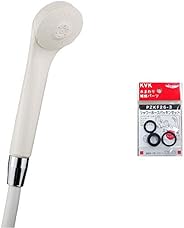 KVK 節水ｅシャワーｎｆ シャワーヘッド＋シャワーホース（白） PZS312S & シャワーホースパッキンセット PZKF26-3【セッ