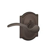 Schlage F170 STA 613 CAM LH Camelot Collection Left Hand St. Annes Decorative Trim Lever, Oil Rubbed