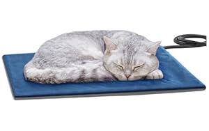 Pecute ペット用ホットカーペット 猫 犬用 過熱保護 噛み付き防止 恒温 40×30cm Sサイズ