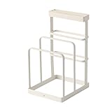 WINOMO 包丁 スタンド まな板 スタンド 包丁立て まな板ラック キッチン収納 抗菌 多機能 ツールスタンド （ホワイト）