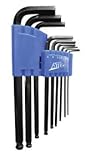9PC LONG METRIC HEX KEY SET by ATD (Advanced Tool Design)