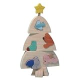木のおもちゃ 組み木 小黒三郎 エンゼルクリスマスツリーS 日本製