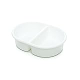 共同楕円形のTop'N'Tailウォッシュボウル、白 (Neat Nursery) (x 4) - The Neat Nursery Co Oval Top'n'Tail Wash Bowl, Whi