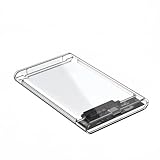 2.5インチ HDD SSD 外付けケース USB3.0 外付け ドライブケース SSD ケース HDDケース 高速 透明 クリア SATA3.0 ハードディスク 5Gbps 高速データ転送 UASP対応 4TB 電源不要 ポータブル クローン 簡単 バックアップ 外付けケース ドライブケース SSDケース HDDケース Windows11対応 (Type-C USB3.1)