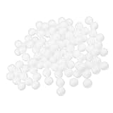 【ノーブランド品】100pcs 30MM ホワイト モデル クラフト 工芸品 発泡 スチロール 球 ボール