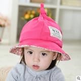 帽子 とんがり キッズ こども コットン 男の子 女の子 両用 50cm カラフル (ピンク)