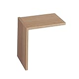 連結できるラック用連結用パーツ　　ナチュラル　Ａ（Ｌの字型）