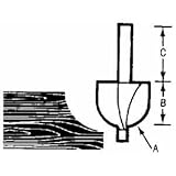 Vermont American23140Cove Router Bit-3/8" COVE ROUTER BIT (並行輸入品)