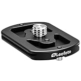 Leofoto シュープレート P-BV10 雲台用クイックリリースプレート アルカスイス対応 雲台取付ねじ3/8"-16対応 アルミ製 037911