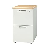 プラス 脇机2段 RJ-046D-2 ホワイトメープル 引出D 生活用品 インテリア 雑貨 インテリア 家具 オフィス家具 会議用テーブル [並行輸入品]