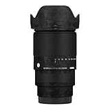 Mebont カメラアクセサリー ステッカー Sigma シグマ 16-300mm F3.5-6.7 DC OS ソニーマウント 標準ズームレンズに適合する保護装飾ステッカーで、耐擦傷性、耐摩耗性を備えたカメラスキン保護フィルム、迷彩(北欧トライアングルブラック)