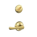 Schlage F59 VLA 605 12-326 10-269 134 N N SL Avila Handleset Interior Lever, Bright Brass (Interior 