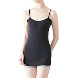 [ベルメゾン] キャミソール レディース 綿 吸水 速乾 消臭 汗取りインナー サラリスト インナーキャミソール・タンクトップ ブラック L